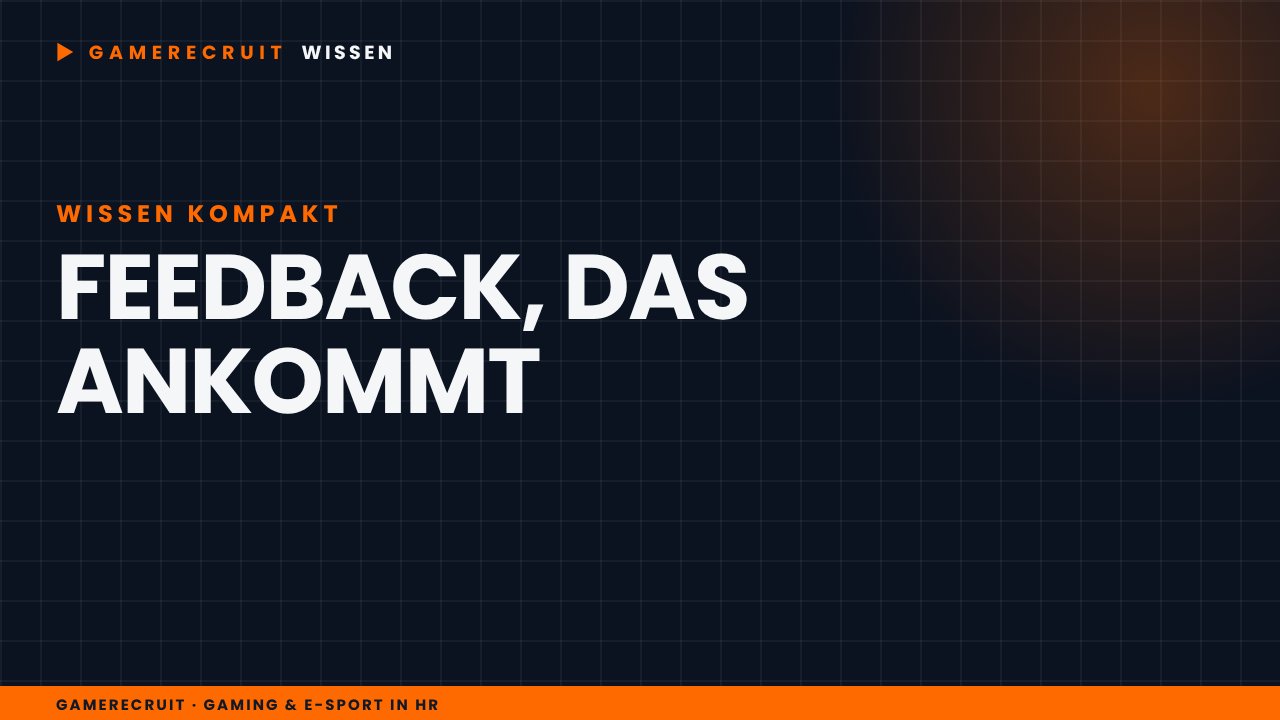 Vorschaubild: Gutes Feedback geben kurz erklärt